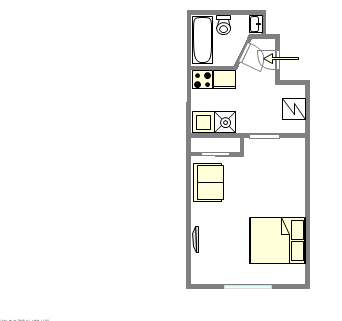 Wohnung Turtle Bay - Interaktiven Plan