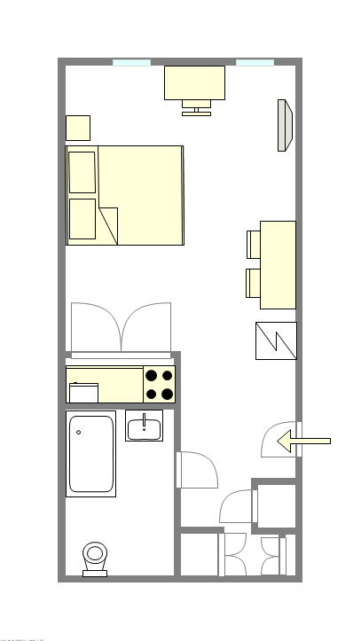 Appartamento Murray Hill - Piantina interattiva