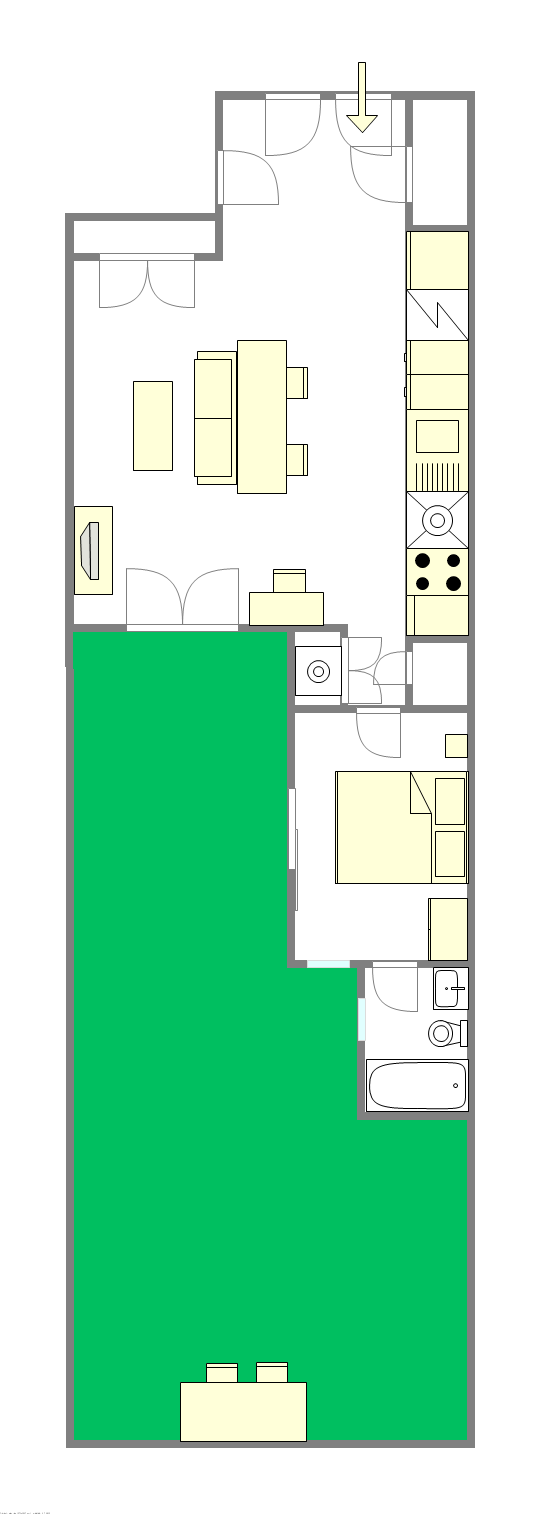 Appartamento Murray Hill - Piantina interattiva