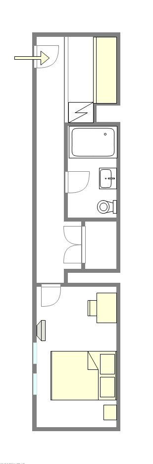 Wohnung Murray Hill - Interaktiven Plan