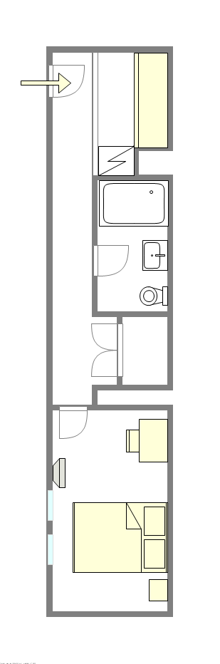 Appartamento Murray Hill - Piantina interattiva