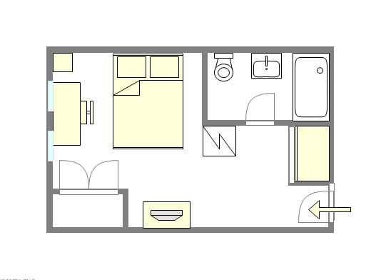 Apartamento Murray Hill - Plano interactivo