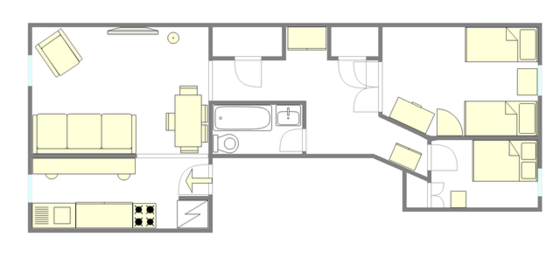 Дом Stuyvesant Heights - Интерактивный план