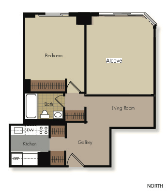 Apartamento Murray Hill - Plano interactivo