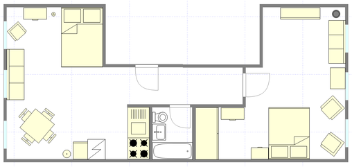 Apartamento Prospect Heights - Plano interactivo