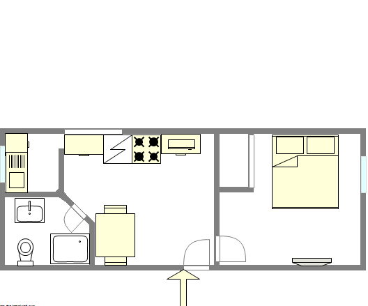 Apartment Fashion District - Interactive plan