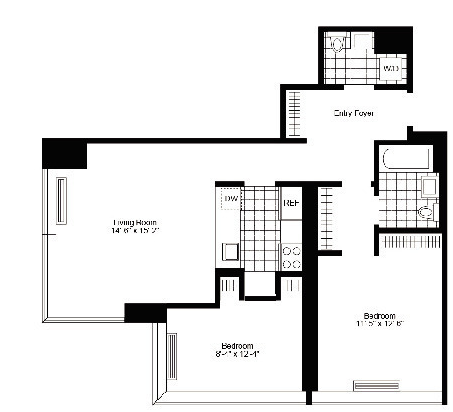 Moderner Wohnsitz Yorkville - Interaktiven Plan