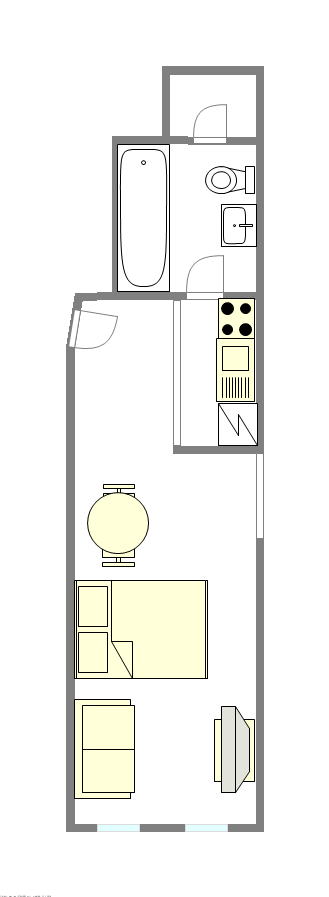 Apartamento Upper East Side - Plano interativo