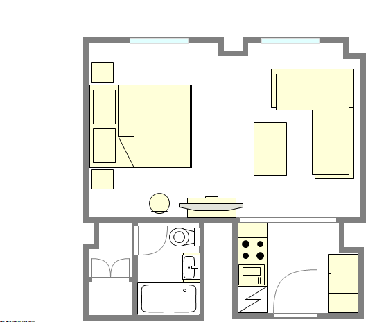 Apartment Midtown East - Interactive plan