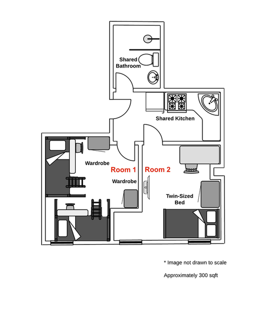 Wohnung Greenwich Village - Interaktiven Plan