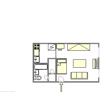 Apartment Fort Greene - Interactive plan