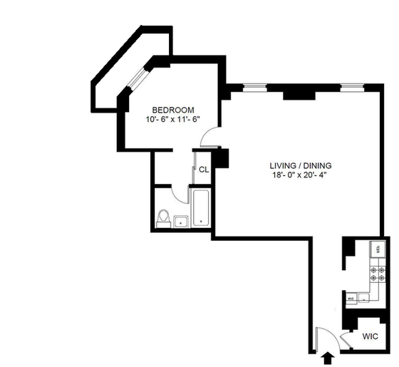 Apartamento Midtown East - Plano interactivo
