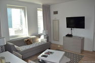 Apartment Theatre District - Living room