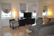 Apartment Theatre District - Living room