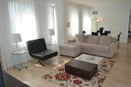 Apartment Theatre District - Living room