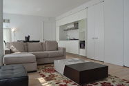 Apartment Theatre District - Living room