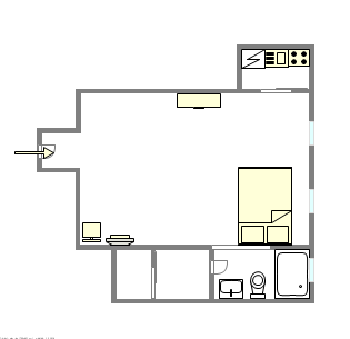 Квартира Sutton - Интерактивный план