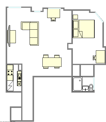 Apartment Midtown East - Interactive plan