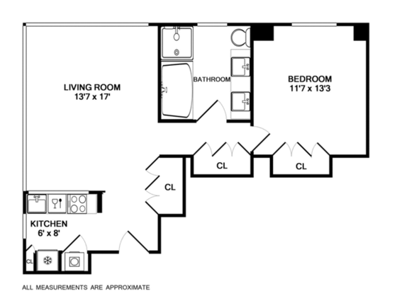 Wohnung Midtown West - Interaktiven Plan