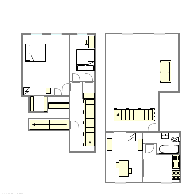 Apartamento Fort Greene - Plano interativo