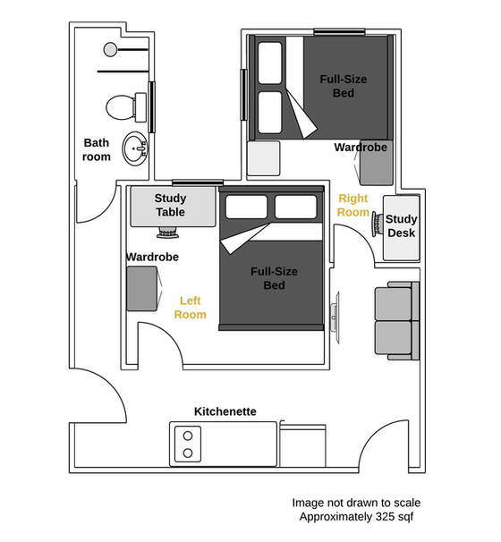 公寓 Chelsea - 平面图