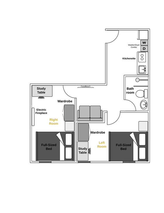 Appartement Chelsea - Plan interactif