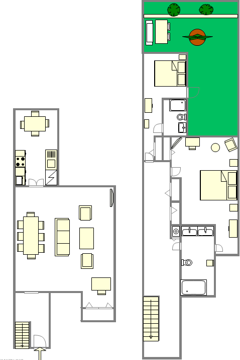 Town house Upper West Side - Interactive plan