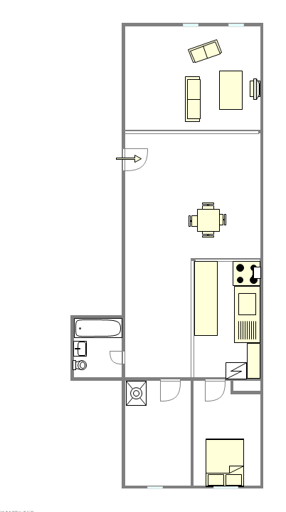 Wohnung Crown Heights - Interaktiven Plan