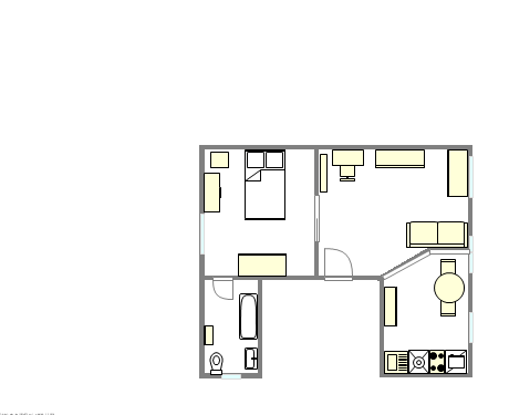公寓 Kips Bay - 平面图