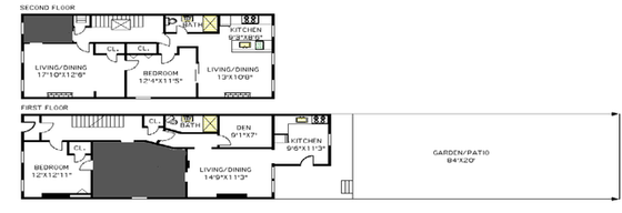 Appartamento Crown Heights - Piantina interattiva