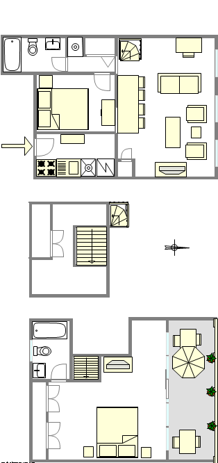 Town house Upper West Side - Interactive plan