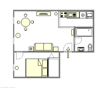 Apartamento Lenox Hill - Plano interativo