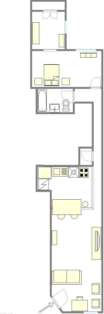 Maison de ville Harlem - Plan interactif