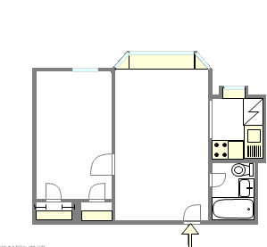 Wohnung Hamilton Heights - Interaktiven Plan