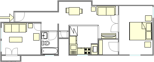 Haus Crown Heights - Interaktiven Plan