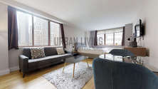 Apartment Theatre District - Living room