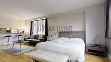 Apartment Theatre District - Living room