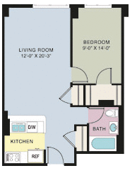 Apartment Chelsea - Interactive plan
