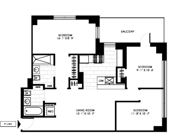 Apartment Upper West Side - Interactive plan