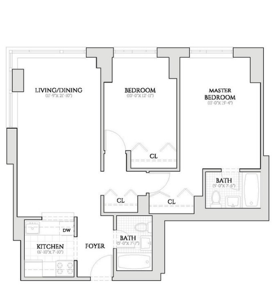 Apartment Upper West Side - Interactive plan