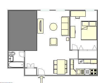 Apartment Harlem - Interactive plan
