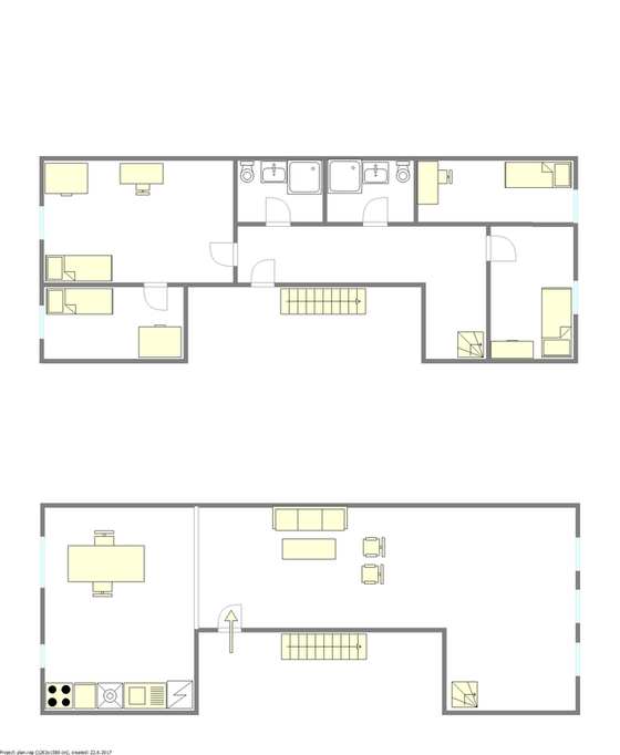 dúplex Bedford Stuyvesant - Plano interactivo