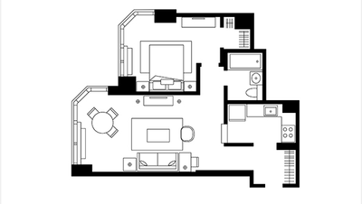 Wohnung Tribeca - Interaktiven Plan