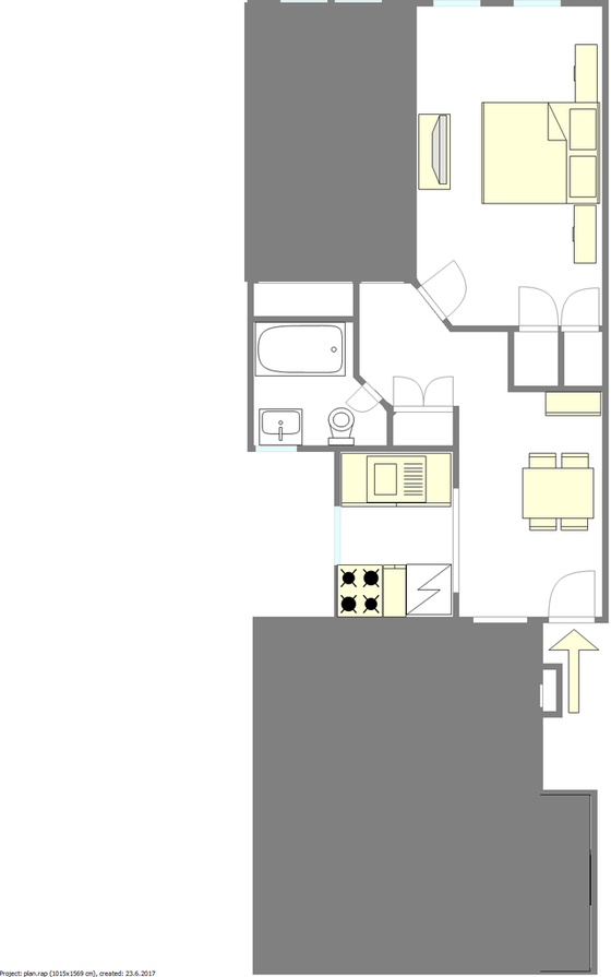 Apartamento East Flatbush - Plano interactivo