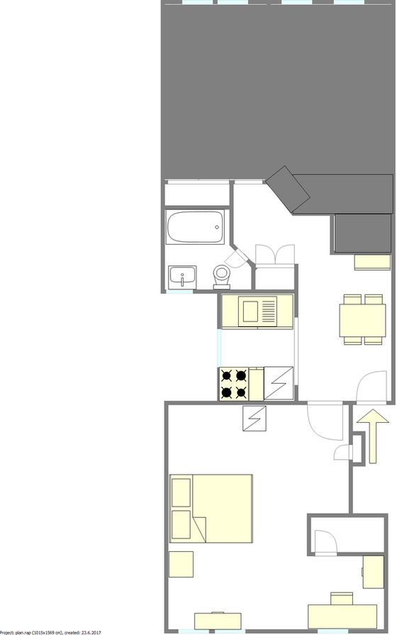 Wohnung East Flatbush - Interaktiven Plan