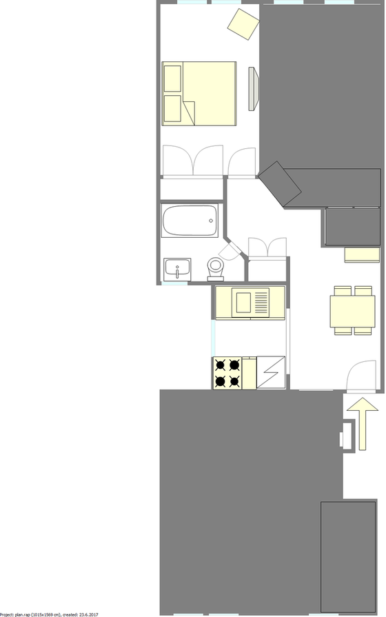 Apartamento East Flatbush - Plano interactivo