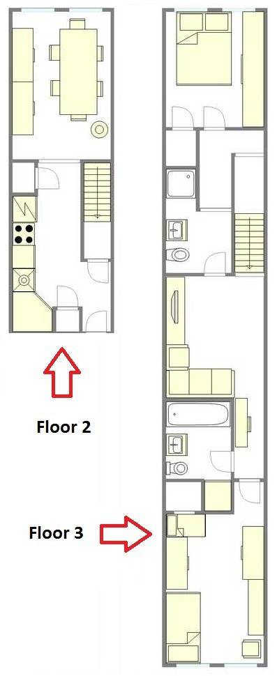 Appartement Harlem - Plan interactif