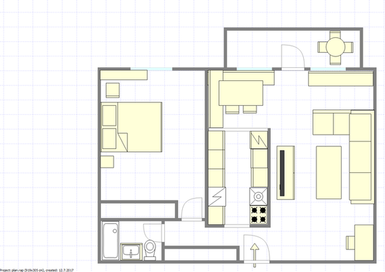 Penthouse Upper West Side - Plan interactif