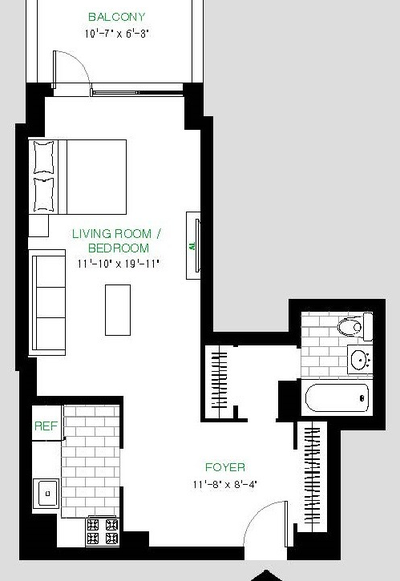 Appartement Yorkville - Plan interactif