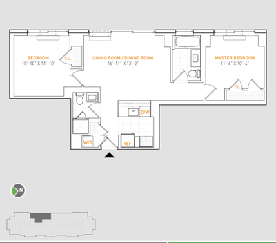 Modern residence Upper West Side - Interactive plan